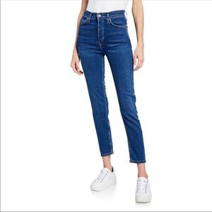 RE/DONE Ultra Stretch High-Rise Ankle Skinny in 31